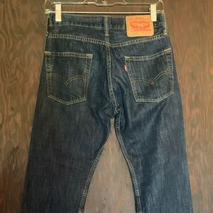 Levi's Womens Jeans 513 Lightweight dark denim